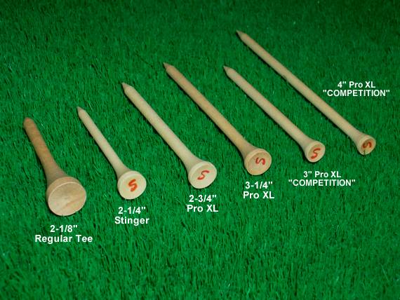 Compare STINGER Golf Tees to Regular Tees